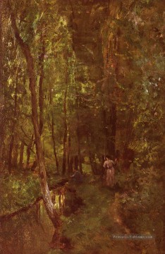  forêt - François Le Ru De Valmondois Barbizon Impressionisme Paysage Charles François Daubigny